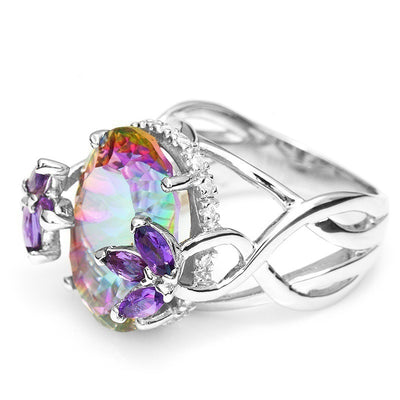 Anillo de Princesa con Circonita Multicolor - Image 9