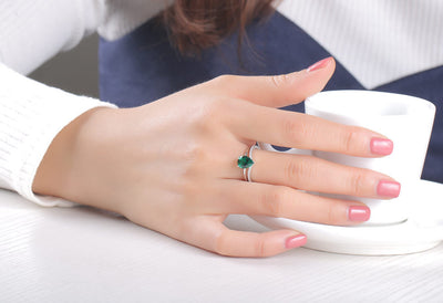Anillo Esmeralda Elegante - Image 13