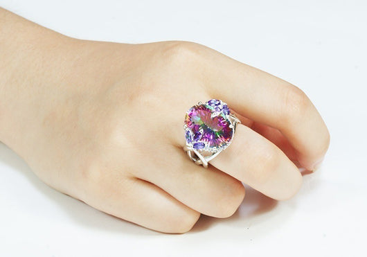 Anillo de Princesa con Circonita Multicolor - Image 10