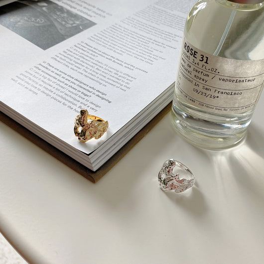 Anillo de Textura Irregular Minimalista - Image 16