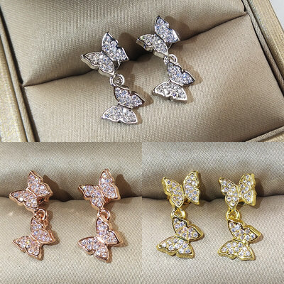 Aretes de Diamante con Moño - Image 4