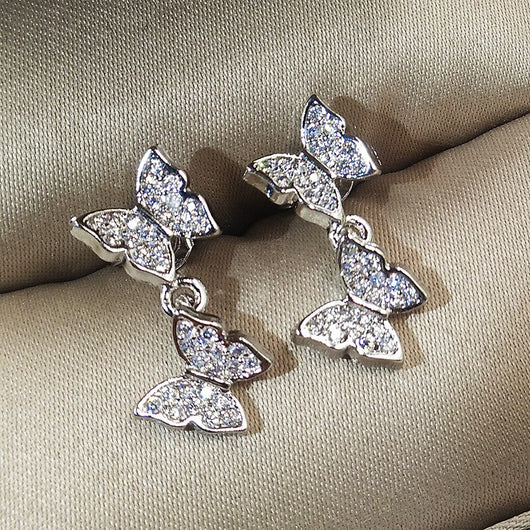 Aretes de Diamante con Moño - Image 6