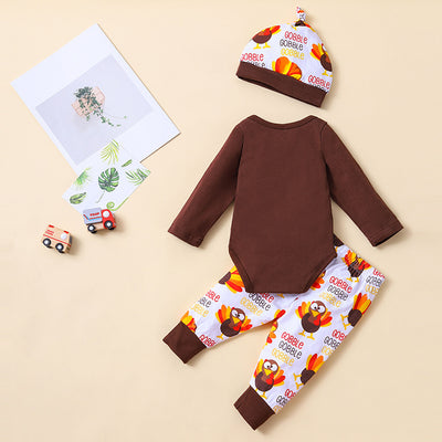 Conjunto de Tres Piezas con Romper de Manga Larga - Image 9