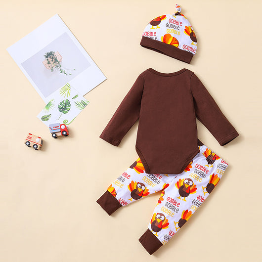 Conjunto de Tres Piezas con Romper de Manga Larga - Image 9