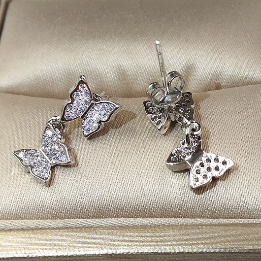 Aretes de Diamante con Moño - Image 7