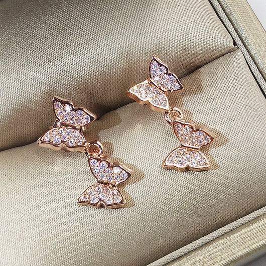 Aretes de Diamante con Moño - Image 10