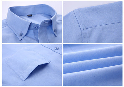 Camisa Oxford Ejecutiva de Verano para Hombre - Sin Planchado y Antiarrugas - Image 14