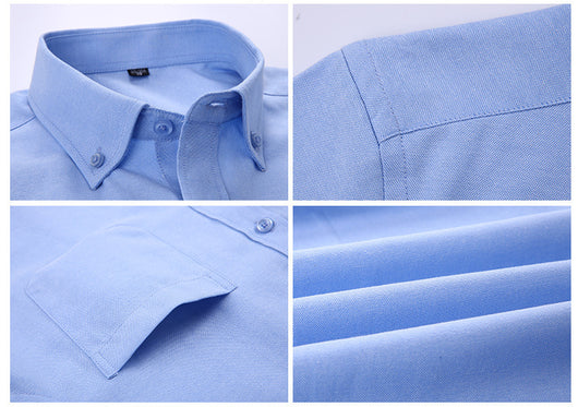 Camisa Oxford Ejecutiva de Verano para Hombre - Sin Planchado y Antiarrugas - Image 14