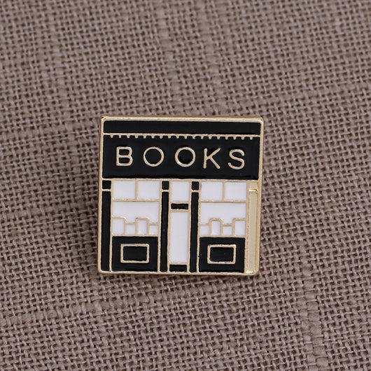 Broche de Biblioteca Cartoon - Conversación de Libros - Image 12