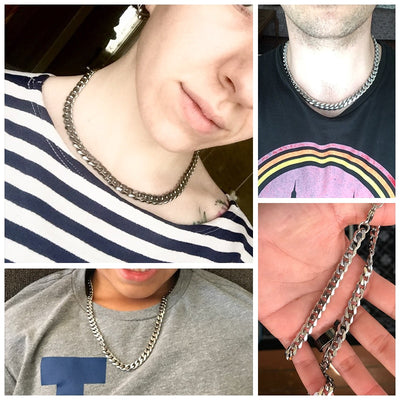 Cadena Cubana de Acero Titanio Europeo y Americano - Image 18