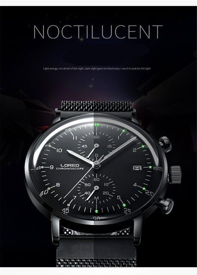 Reloj Deportivo de Cuarzo para Hombre con Banda de Acero Inoxidable Resistente al Agua - Image 10