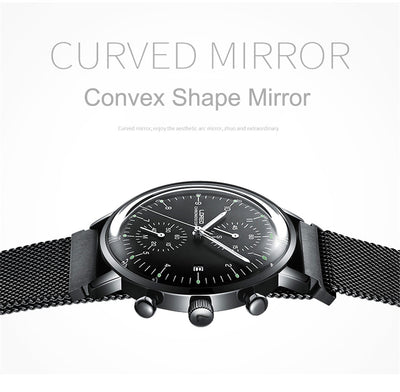 Reloj Deportivo de Cuarzo para Hombre con Banda de Acero Inoxidable Resistente al Agua - Image 12