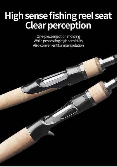 Caña de Pescar Carbono Ajustable en 3 Secciones con Mango Recto - Image 10
