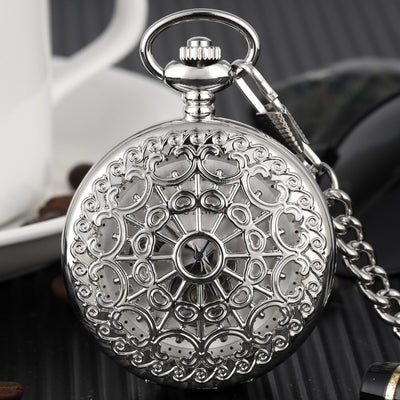 Reloj de Bolsillo Mecánico con Números Romanos - Image 9