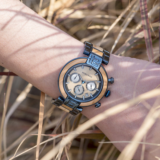 Reloj de Negocios BOBOBIRD con Esfera Luminosa para Hombre - Image 17