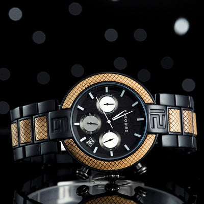 Reloj de Negocios BOBOBIRD con Esfera Luminosa para Hombre - Image 18
