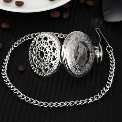 Reloj de Bolsillo Mecánico con Números Romanos - Image 12