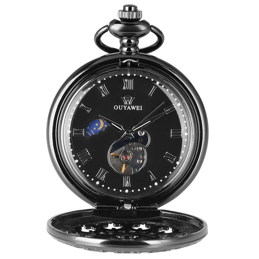 Reloj de Bolsillo Mecánico con Números Romanos - Image 14