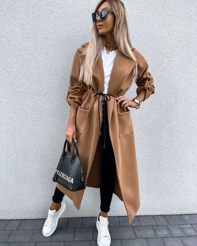 Chaqueta de Invierno con Cuello Vuelto y Botones - Image 8