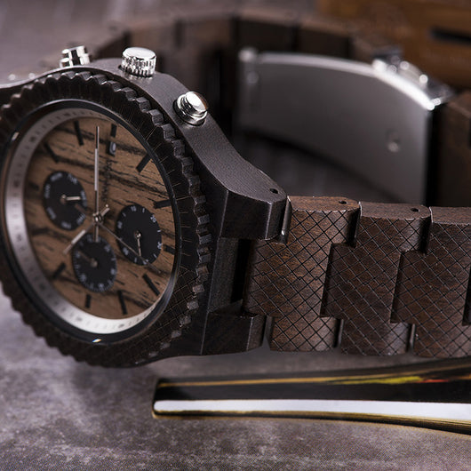 Reloj de Negocios BOBOBIRD con Esfera Luminosa para Hombre - Image 21