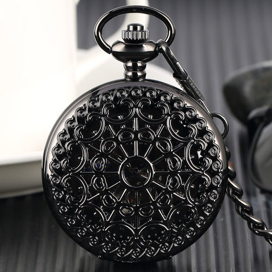 Reloj de Bolsillo Mecánico con Números Romanos - Image 15