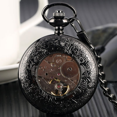 Reloj de Bolsillo Mecánico con Números Romanos - Image 16