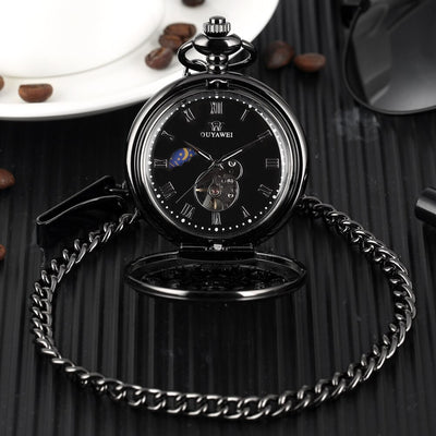 Reloj de Bolsillo Mecánico con Números Romanos - Image 17