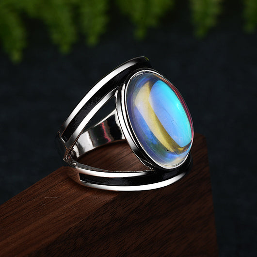 Anillo de Piedra de Luna Multicolor - Image 15