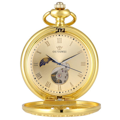 Reloj de Bolsillo Mecánico con Números Romanos - Image 20