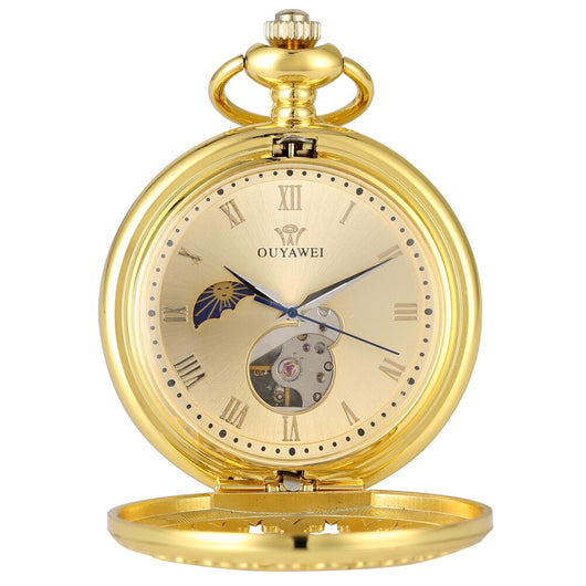Reloj de Bolsillo Mecánico con Números Romanos - Image 20