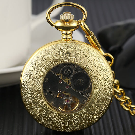 Reloj de Bolsillo Mecánico con Números Romanos - Image 22