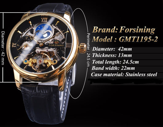 Reloj Mecánico Hueco para Hombre - Diseño Casual Moderno - Image 9