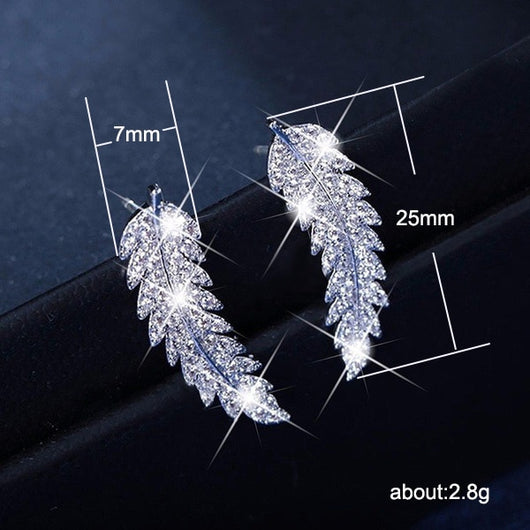 Aretes de Circonita con Baño de Oro y Plata - Estilo Coreano Elegante - Image 9