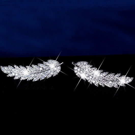 Aretes de Circonita con Baño de Oro y Plata - Estilo Coreano Elegante - Image 12