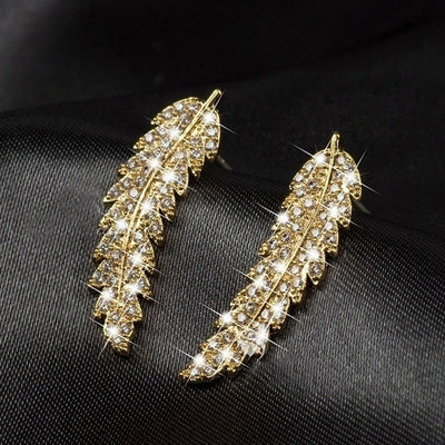 Aretes de Circonita con Baño de Oro y Plata - Estilo Coreano Elegante - Image 14