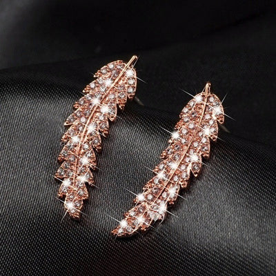 Aretes de Circonita con Baño de Oro y Plata - Estilo Coreano Elegante - Image 15