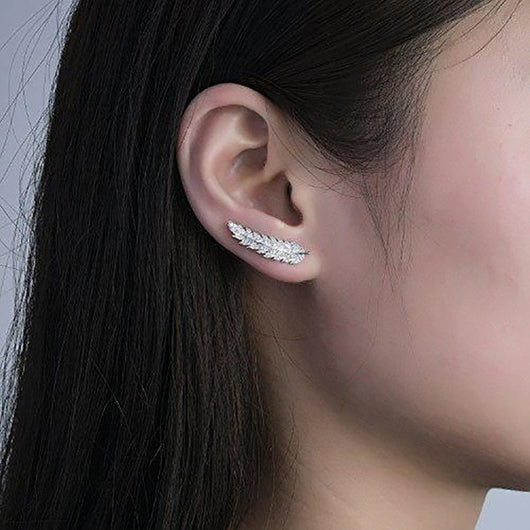 Aretes de Circonita con Baño de Oro y Plata - Estilo Coreano Elegante - Image 16