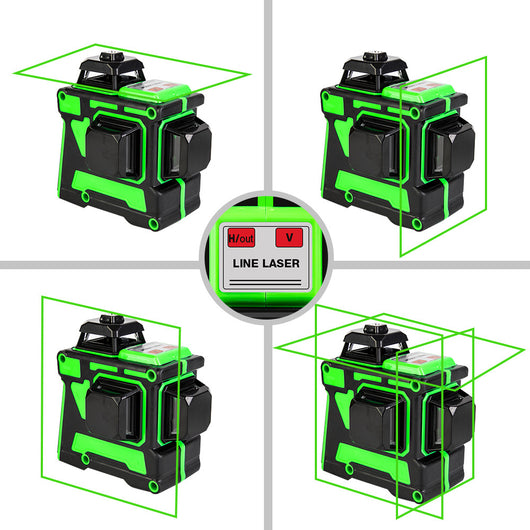 Nivel Láser Automático de 12 Líneas Verde de Alta Precisión - Image 7