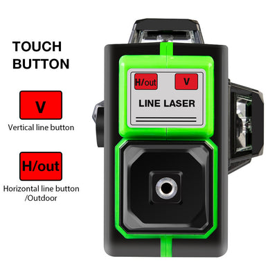 Nivel Láser Automático de 12 Líneas Verde de Alta Precisión - Image 9