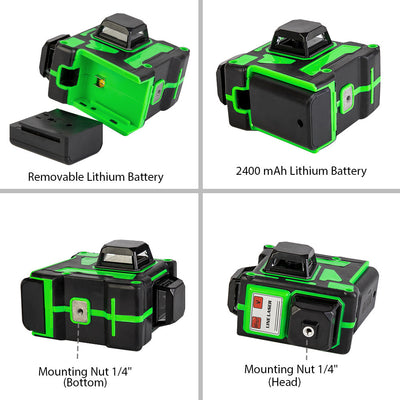Nivel Láser Automático de 12 Líneas Verde de Alta Precisión - Image 10