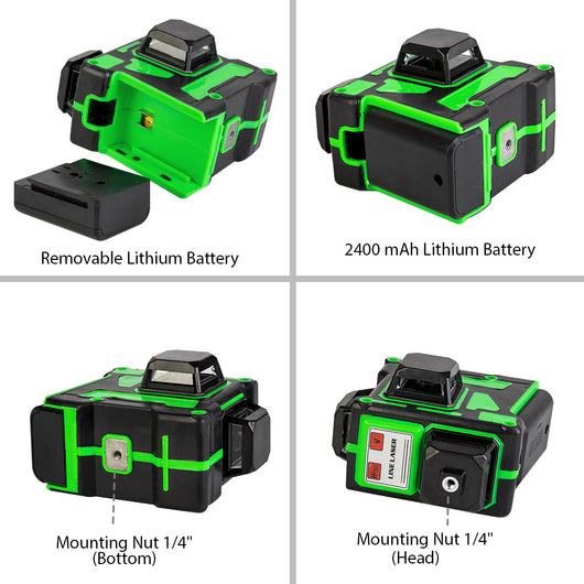 Nivel Láser Automático de 12 Líneas Verde de Alta Precisión - Image 10