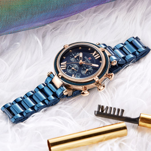 Reloj de Acero Inoxidable Resistente al Agua con Movimiento de Cuarzo - Image 28