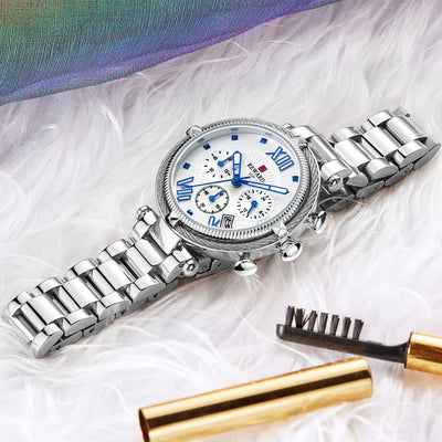 Reloj de Acero Inoxidable Resistente al Agua con Movimiento de Cuarzo - Image 32
