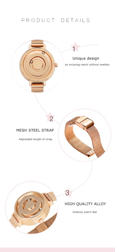 Reloj de Lujo Magnético Dorado para Mujer - Cuarzo Premium - Image 18
