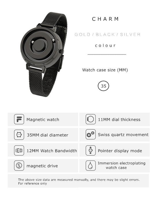 Reloj de Lujo Magnético Dorado para Mujer - Cuarzo Premium - Image 19