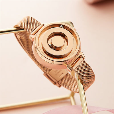 Reloj de Lujo Magnético Dorado para Mujer - Cuarzo Premium - Image 26