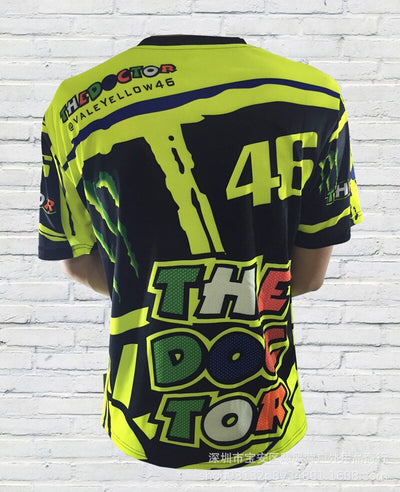 Camiseta de Motociclismo Deportiva Manga Corta con Estampado Digital - Image 9