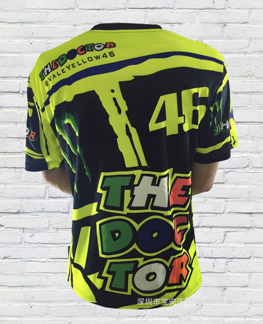 Camiseta de Motociclismo Deportiva Manga Corta con Estampado Digital - Image 9