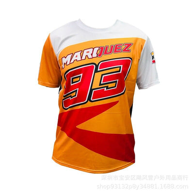 Camiseta de Motociclismo Deportiva Manga Corta con Estampado Digital - Image 12