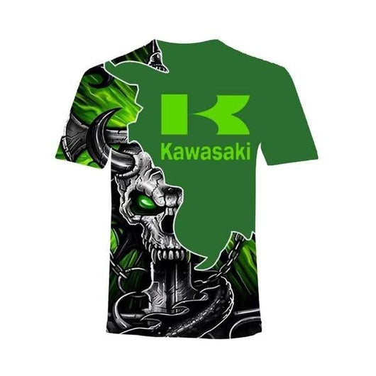Camiseta de Motociclismo Deportiva Manga Corta con Estampado Digital - Image 23